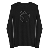 Unisex Long Sleeve Tee Trinity White Logo