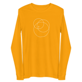 Unisex Long Sleeve Tee Trinity White Logo