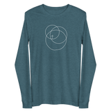 Unisex Long Sleeve Tee Trinity White Logo