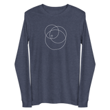 Unisex Long Sleeve Tee Trinity White Logo