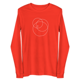 Unisex Long Sleeve Tee Trinity White Logo