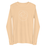 Unisex Long Sleeve Tee Trinity White Logo
