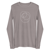 Unisex Long Sleeve Tee Trinity White Logo
