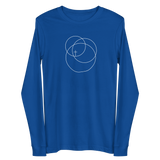 Unisex Long Sleeve Tee Trinity White Logo