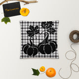 Pillow Fall Black and White