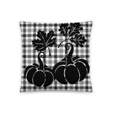Pillow Fall Black and White