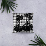 Pillow Fall Black and White