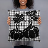 Pillow Fall Black and White