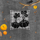 Pillow Fall Black and White