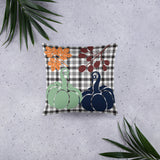 Pillow Fall Plaid Color