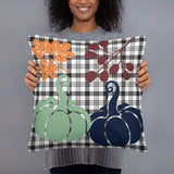 Pillow Fall Plaid Color