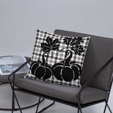Pillow Fall Black and White
