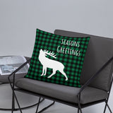 Basic Pillow Seasons Greetings
