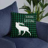 Basic Pillow Seasons Greetings