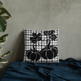 Pillow Fall Black and White