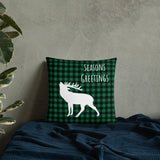 Basic Pillow Seasons Greetings
