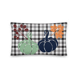 Pillow Fall Plaid Color
