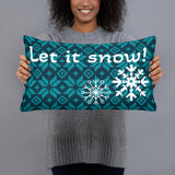 Basic Pillow Let it Snow