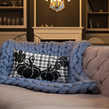 Pillow Fall Black and White