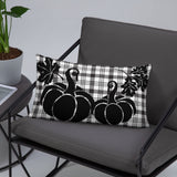 Pillow Fall Black and White