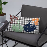 Pillow Fall Plaid Color