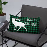 Basic Pillow Seasons Greetings
