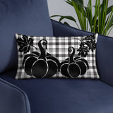 Pillow Fall Black and White