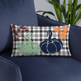 Pillow Fall Plaid Color