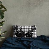 Pillow Fall Black and White