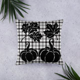 Pillow Fall Black and White