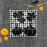 Pillow Fall Black and White