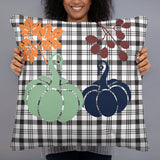 Pillow Fall Plaid Color