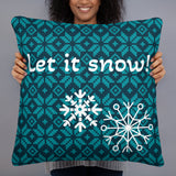 Basic Pillow Let it Snow