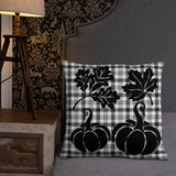 Pillow Fall Black and White