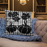 Pillow Fall Black and White