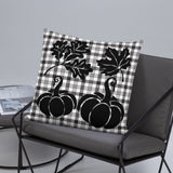 Pillow Fall Black and White