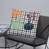Pillow Fall Plaid Color