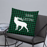 Basic Pillow Seasons Greetings