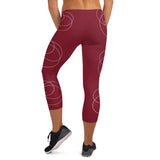 Capri Leggings Trinity White Logo Both Sides
