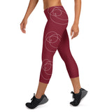 Capri Leggings Trinity White Logo Both Sides