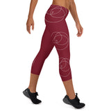 Capri Leggings Trinity White Logo Both Sides