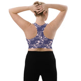 Longline sports bra Flowers