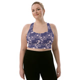 Longline sports bra Flowers