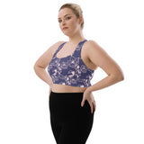 Longline sports bra Flowers