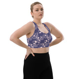 Longline sports bra Flowers