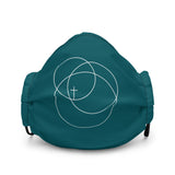 Premium face mask Trinity White Logo