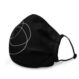 Premium face mask Trinity White Logo