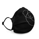 Premium face mask Trinity White Logo
