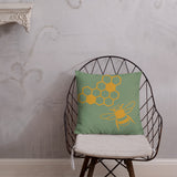 Love the Bees Pillow (linen feel)