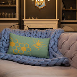 Love the Bees Pillow (linen feel)